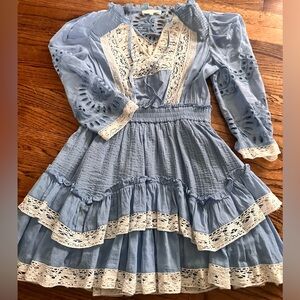 Loveshackfancy cotton mini dress. Excellent condition size P